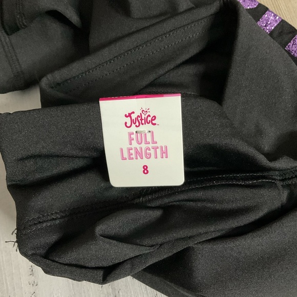 Justice Leggings, Purple & Black - Stretch Fit, Excellent Condition - Picture 9 of 13